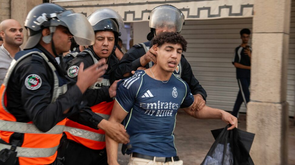 Hundreds of police officers injured as youth protests turn violent in morocco