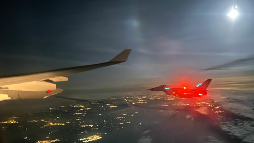 Sky news joins nato air patrol designed to deter russia from pushing boundaries