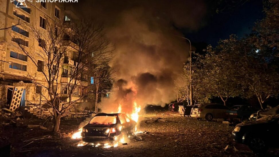 At least five killed in ukraine after russian missile and drone attack as poland forced to scramble jets