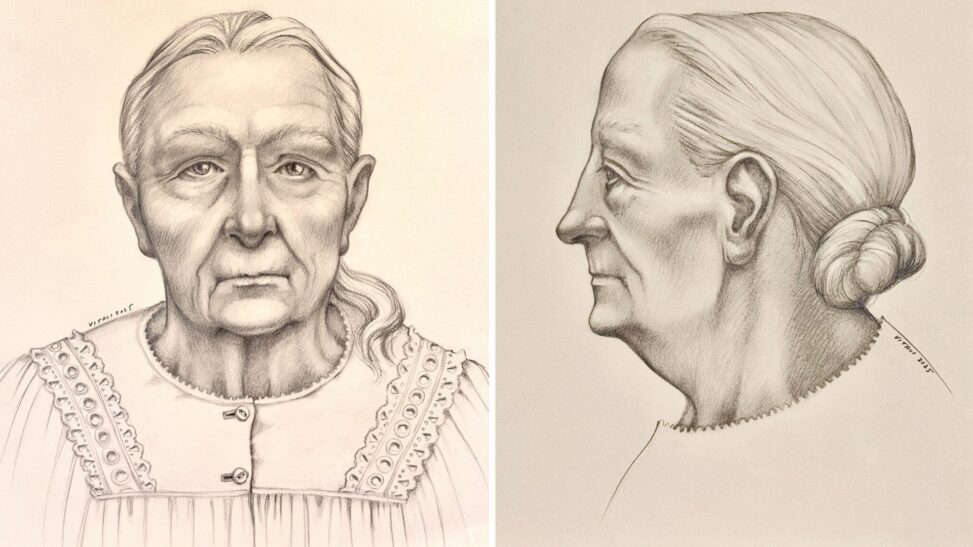 Police trying to identify remains found at construction site share facial reconstruction images