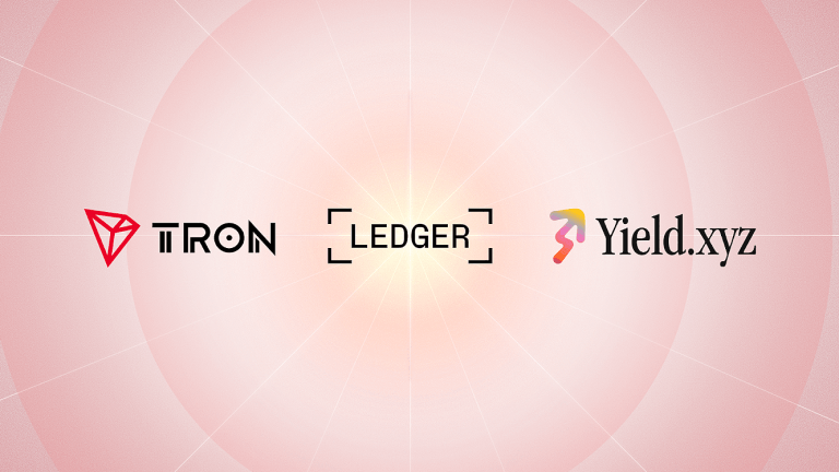 Tron: trx staking now available on ledger live through yield.xyz