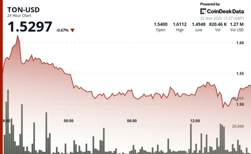 Ton pulls back after ecosystem driven rally as traders eye key support near $1.50