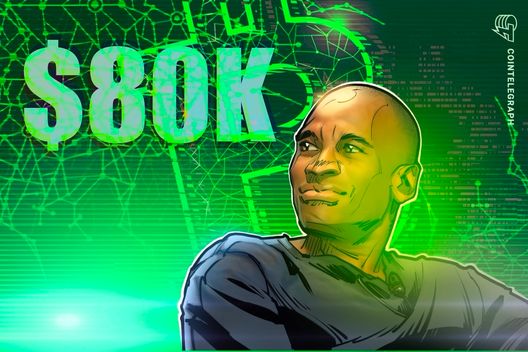 Bitcoin price $80k low was bottom, thinks arthur hayes