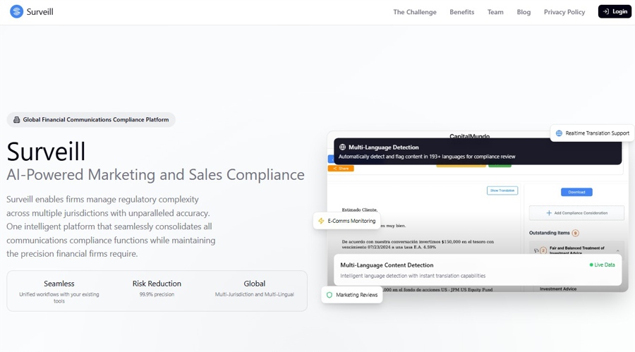 Compliance firm surveill wants to expand through acquisition