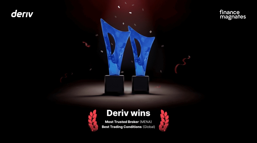 Deriv wins ‘most trusted broker mena’ and ‘best trading conditions broker global’ at the finance magnates awards 2025