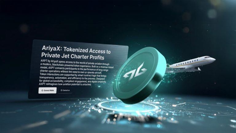 Private aviation company ariyax launches tokenized aviation framework axpt