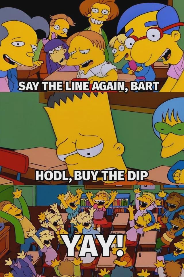 Another day. another dip.