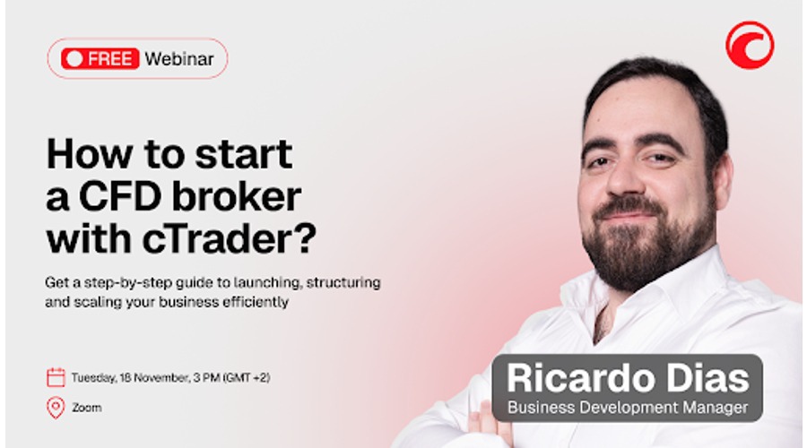 Free ctrader webinar: how to start and scale a cfd broker with spotware
