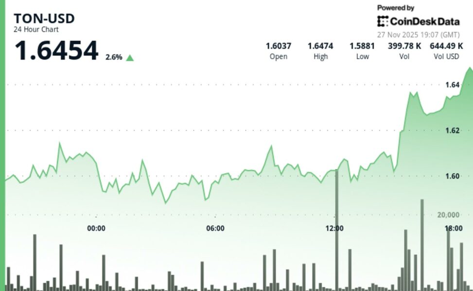 Toncoin lags broader crypto rebound as derivatives data shows cautious optimism