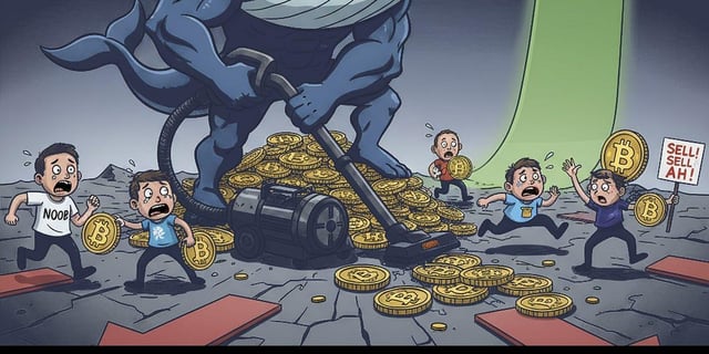 Bitcoin's psychological warfare: why the drop below $90,000 is a trap for the impatient. in the ruthless arena of financial markets, money does not evaporate. it simply changes hands: from trembling hands to iron hands.