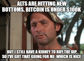 At least you can still buy the dip.