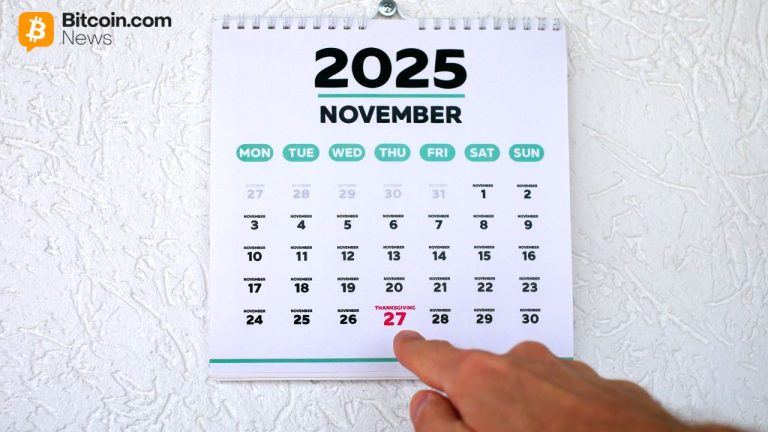 Here’s one reason why bitcoin might rally after thanksgiving