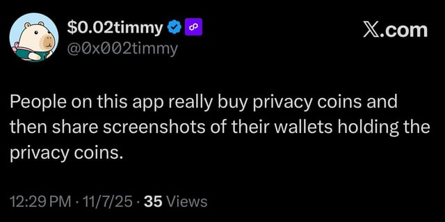Do people understand the purpose of privacy coins?