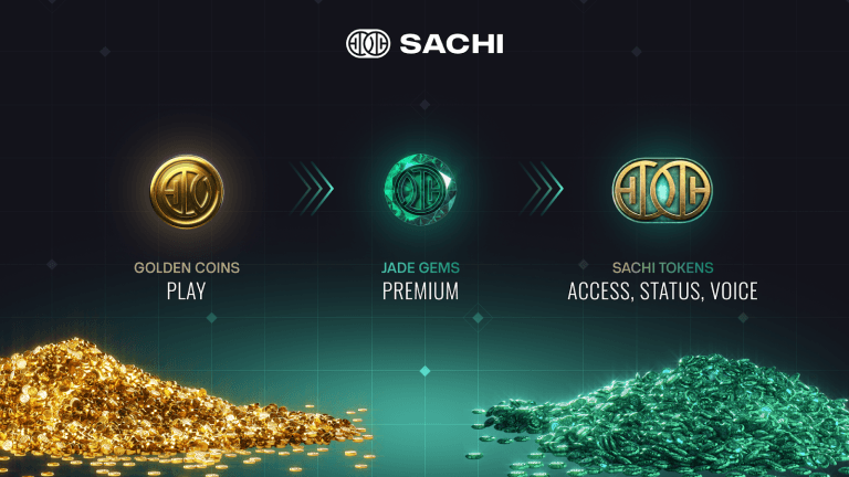 The 3 tier economy: coins, gems, and the sachi token