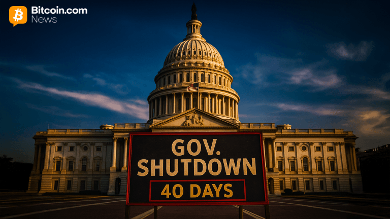 Us government shutdown hits day 40 as polymarket traders bet 60% on mid november or later