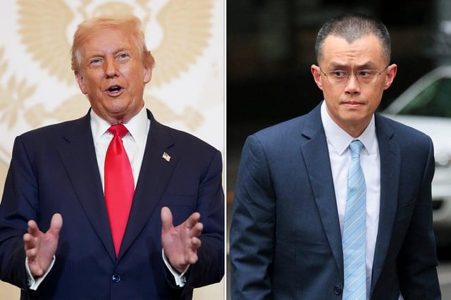 Trump claims he doesn’t know who binance founder is despite pardoning him
