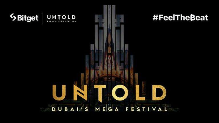 Bitget lights up untold dubai with immersive led tower and global fan experience