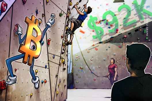 Bitcoin wobbles at $92k as trader eyes end to ‘manipulative’ btc price dip