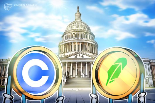 Us government ‘tech force’ gets backup from coinbase, robinhood