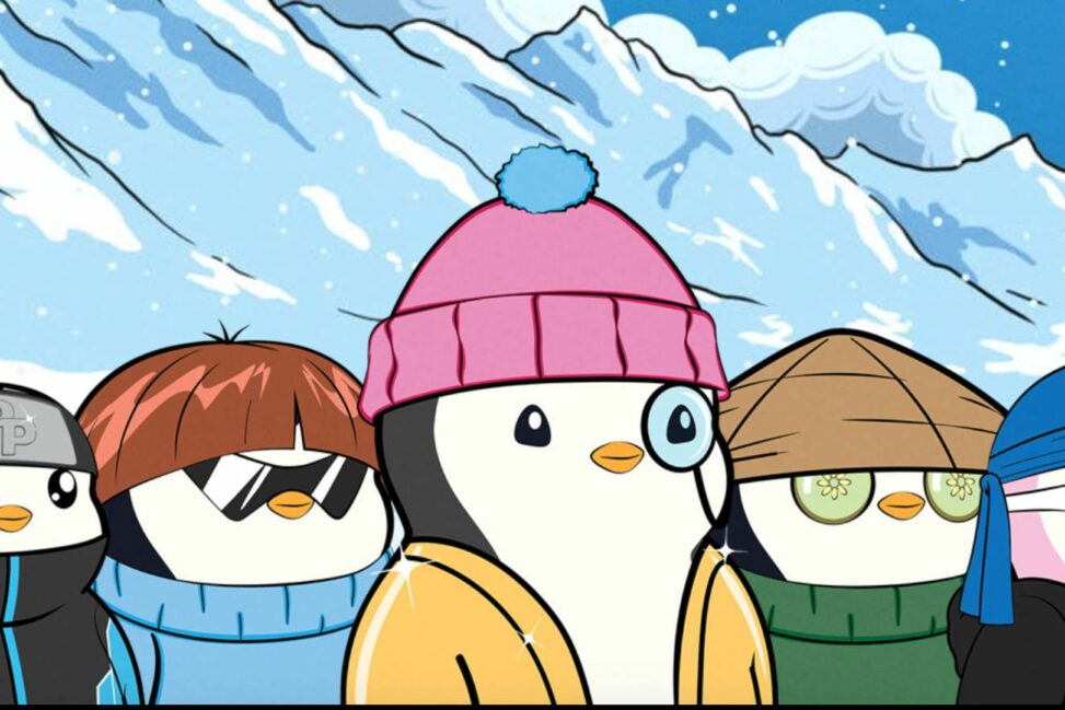 Nft project pudgy penguins takes over las vegas sphere in holiday campaign