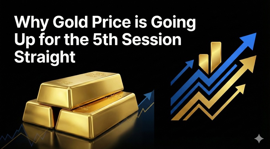 Why gold is surging? gold price climbs today for 5th session, touches ath