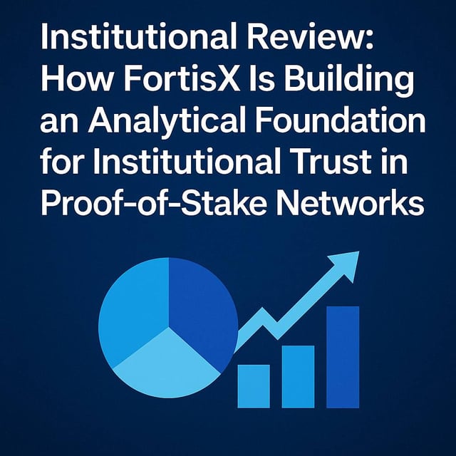 Pos validator transparency & institutional adoption — thoughts on emerging data platforms