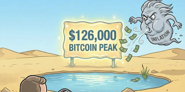 The $126,000 mirage: unmasking bitcoin's greatest optical illusion. why the record breaking rally wasn't a victory lap, but a desperate race against the dying dollar.