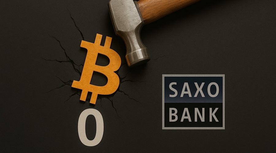 This new bitcoin price prediction from saxo bank warns btc could fall to zero