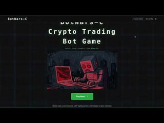 Here's a how to play for my crypto bot trading game