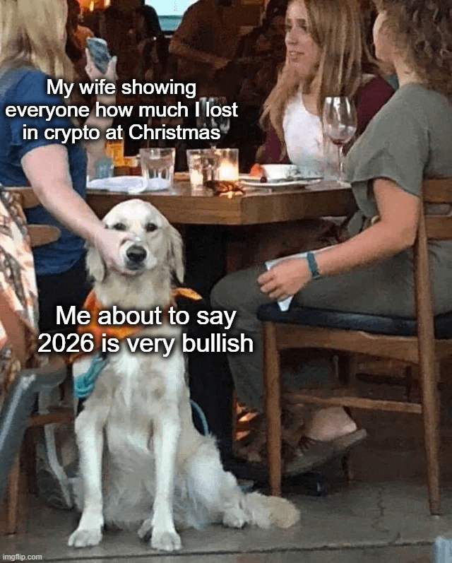 Average r/cryptocurrency user at christmas dinner