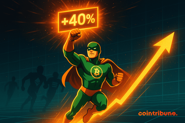Bitcoin cash establishes itself in 2025 with a 40% gain