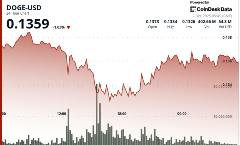 Dogecoin wicks below key support — fakeout or start of larger correction?