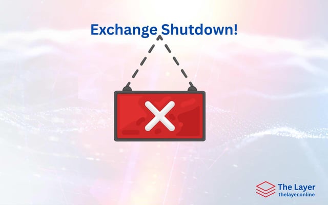 What happens when a crypto exchange shuts down overnight?