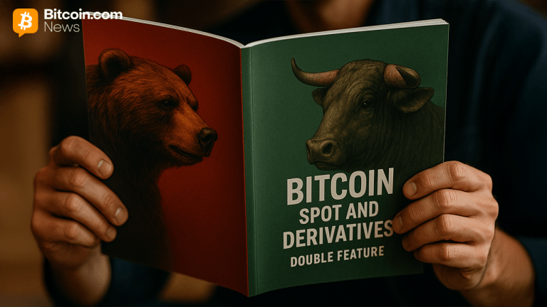 Bitcoin spot and derivatives double feature: price compresses, calls crowd $100k, risk expands