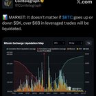 It doesn't matter if btc goes up or down $9k, over $6b in leveraged trades will be liquidated