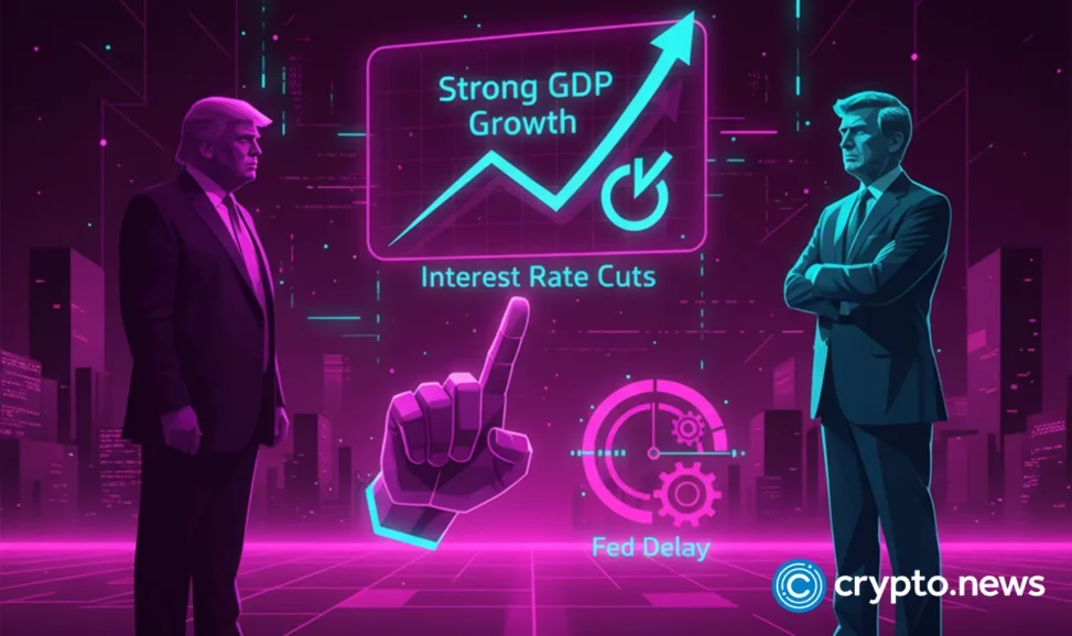 President trump presses fed for rapid rate cuts after strong 4.3% gdp jump