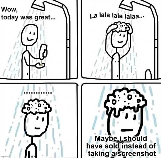 Washed hair and profits at the same time.