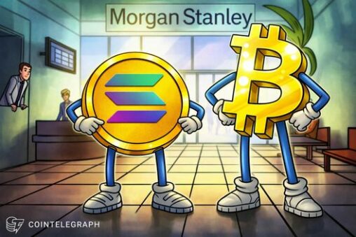 Morgan stanley files s 1s for bitcoin and solana etfs in latest crypto push