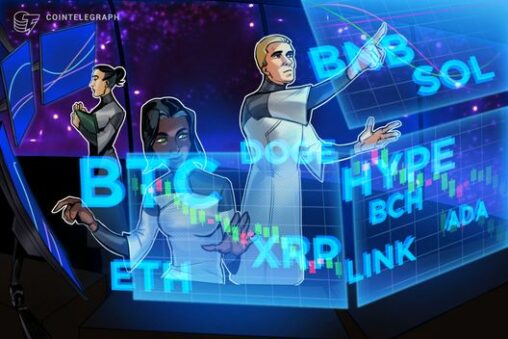 Price predictions 1/9: btc, eth, xrp, bnb, sol, doge, ada, bch, link, hype