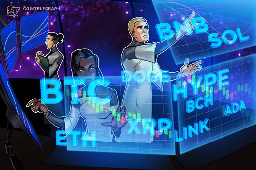 Price predictions 1/9: btc, eth, xrp, bnb, sol, doge, ada, bch, link, hype