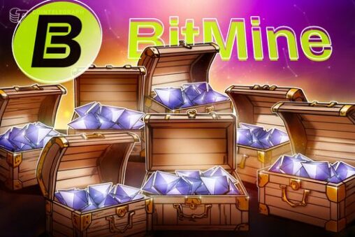 Ethereum treasury company bitmine crosses 1 million staked eth milestone