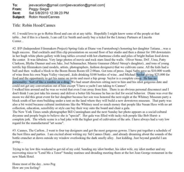 Michael saylor is in the new epstein documents: “saylor is a complete creep… sort of like a zombie on drugs”