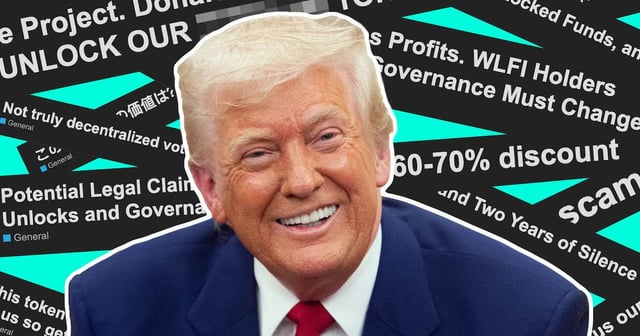 Trump fans spent $550m on his family’s crypto token. now they’re begging to get out