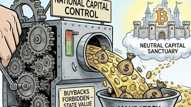 The end of the financial mirage: how trump is resetting capitalism (and why bitcoin is the ultimate safe haven). when capital is drafted by the state, bitcoin becomes the last fortress of private property.
