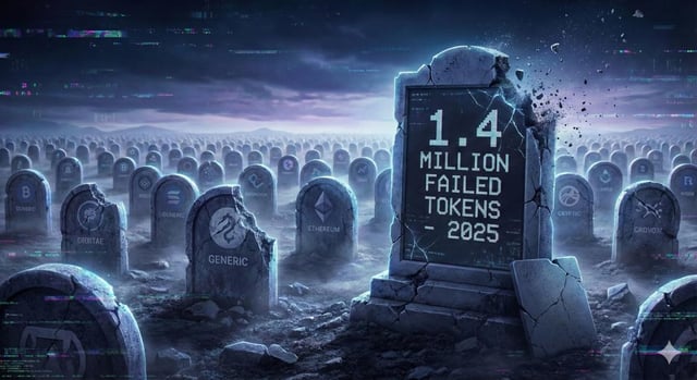The great filter: 1.4mn tokens died in 2025