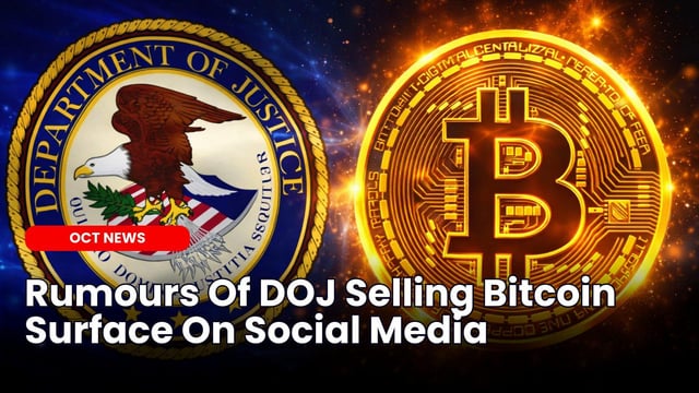 Rumours of doj selling 57.55 btc surface on social media
