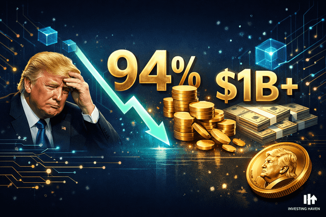 Trump memecoin collapsed 94% as $1b+ in profits spark public backlash