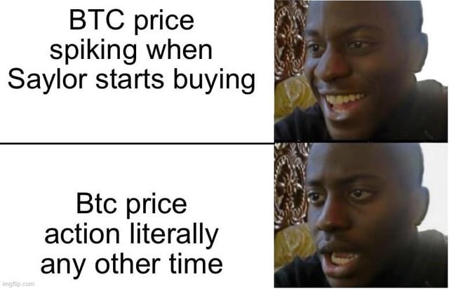 With saylors average buy price above 75k. he’s either going to look incredibly smart in a few years or be the reason bitcoin drops hard below 50k.