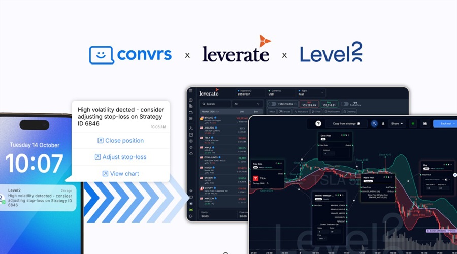 Exclusive: level2 and convrs join leverate in trio partnership as algo trading automation goes no code