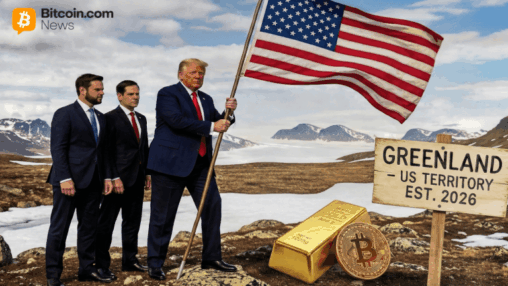 Gold breaks records, bitcoin nosedives after trump’s renewed greenland annexation push